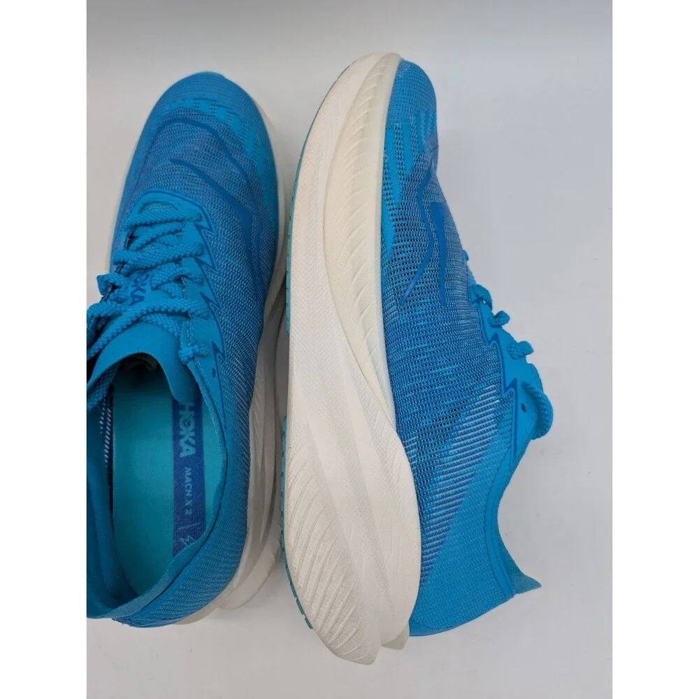 HOKA MACH X 2 1155119 SYWR Men's Running Athletic Shoes Blue US Size 12.5